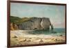 The Sea-Arch at Etretat, 1869-Gustave Courbet-Framed Giclee Print