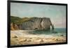 The Sea-Arch at Etretat, 1869-Gustave Courbet-Framed Giclee Print