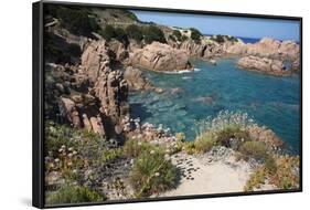 The Sea at Costa Paradiso, Sardinia, Italy, Mediterranean-Ethel Davies-Framed Photographic Print