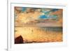 The Sea at Dieppe-Eugene Delacroix-Framed Premium Giclee Print