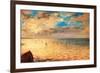 The Sea at Dieppe-Eugene Delacroix-Framed Premium Giclee Print