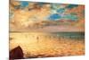 The Sea at Dieppe-Eugene Delacroix-Mounted Art Print