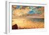 The Sea at Dieppe-Eugene Delacroix-Framed Art Print