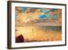 The Sea at Dieppe-Eugene Delacroix-Framed Art Print