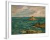 The Sea at Douarnenez, 1897-Eugene Louis Boudin-Framed Giclee Print