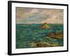 The Sea at Douarnenez, 1897-Eugene Louis Boudin-Framed Giclee Print