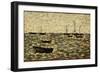 The Sea at Grandcamp; La Mer a Grandcamp, 1885-Georges Seurat-Framed Giclee Print