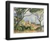 The Sea at L'Estaque, 1878-Paul C?zanne-Framed Premium Giclee Print