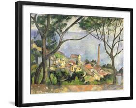 The Sea at L'Estaque, 1878-Paul C?zanne-Framed Giclee Print