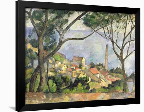 The Sea at L'Estaque, 1878-Paul C?zanne-Framed Giclee Print