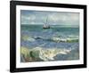 The Sea at Les Saintes-Maries-de-la-Mer, 1888-Vincent van Gogh-Framed Art Print