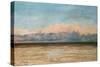 The Sea at Palavas-Gustave Courbet-Stretched Canvas