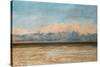 The Sea at Palavas-Gustave Courbet-Stretched Canvas