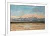 The Sea at Palavas-Gustave Courbet-Framed Giclee Print