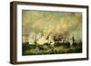 The sea battle at Lissa, 20 July 1866-Josef Karl Berthold Puttner-Framed Giclee Print