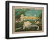 The Sea Battle of Port Arthur, 1904-null-Framed Giclee Print