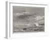 The Sea Breaking over the Cliff at Tynemouth During the Gale on Saturday, the 2nd Inst-null-Framed Giclee Print