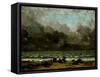 The Sea, c.1865-Gustave Courbet-Framed Stretched Canvas