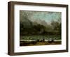 The Sea, c.1865-Gustave Courbet-Framed Premium Giclee Print