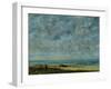 The Sea, c.1872-Gustave Courbet-Framed Giclee Print