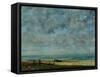 The Sea, c.1872-Gustave Courbet-Framed Stretched Canvas