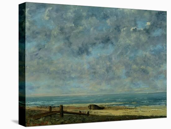 The Sea, c.1872-Gustave Courbet-Stretched Canvas