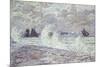 The Sea During Equinox, Boulogne-Sur-Mer, 1900-Théo van Rysselberghe-Mounted Giclee Print