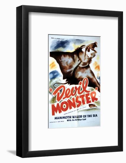 The Sea Fiend - 1936-null-Framed Giclee Print