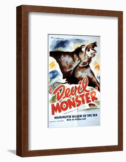 The Sea Fiend - 1936-null-Framed Giclee Print