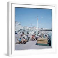 The Sea Front at Brighton 1st June 1968-Library-Framed Photographic Print