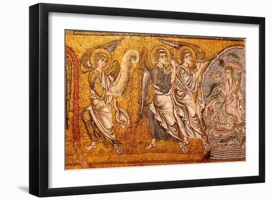 The Sea Gave Up its Dead, Last Judgment-null-Framed Giclee Print