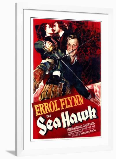 The Sea Hawk, 1940-null-Framed Premium Giclee Print