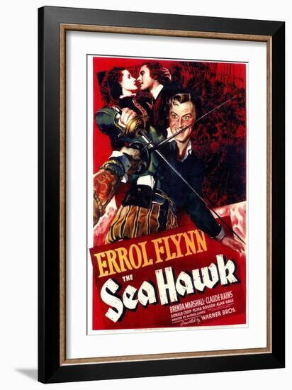 The Sea Hawk, 1940-null-Framed Art Print
