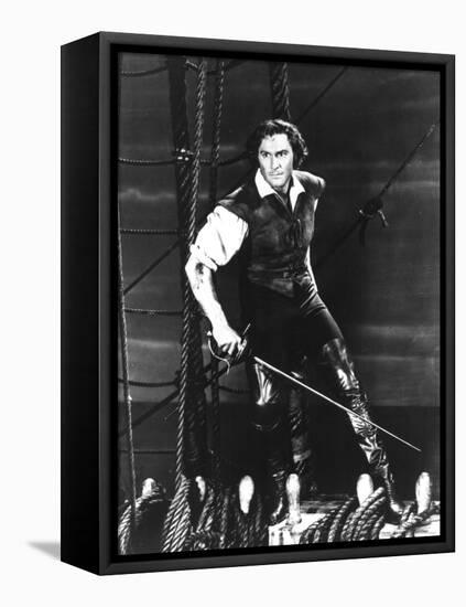 The Sea Hawk, Errol Flynn, 1940-null-Framed Stretched Canvas