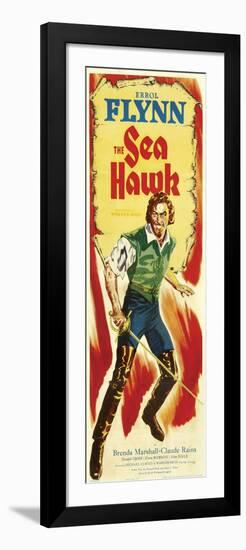 THE SEA HAWK, Errol Flynn, 1940-null-Framed Art Print