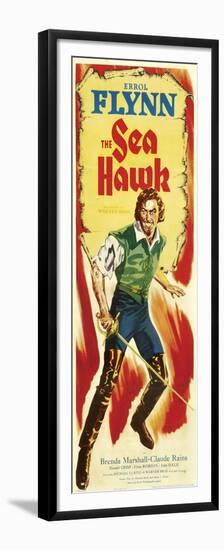 THE SEA HAWK, Errol Flynn, 1940-null-Framed Premium Giclee Print