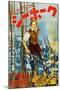 The Sea Hawk, Japanese Movie Poster, 1940-null-Mounted Art Print