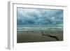 The Sea in a Cloudy Day in Winter-Etabeta-Framed Photographic Print