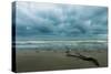 The Sea in a Cloudy Day in Winter-Etabeta-Stretched Canvas