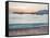 The Sea Laps Up on the Sand in Gili Trawangan at Sunrise-Alex Saberi-Framed Stretched Canvas