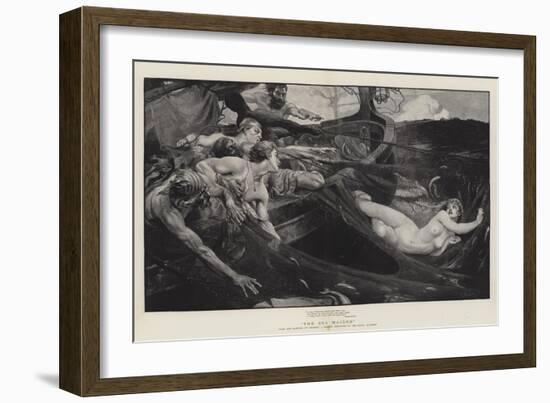 The Sea Maiden-Herbert James Draper-Framed Giclee Print