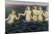 The Sea Maidens, 1885-86-Evelyn De Morgan-Mounted Giclee Print