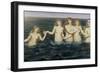 The Sea Maidens, 1885-86-Evelyn De Morgan-Framed Giclee Print