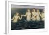 The Sea Maidens, 1885-86-Evelyn De Morgan-Framed Giclee Print