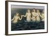 The Sea Maidens, 1885-86-Evelyn De Morgan-Framed Giclee Print