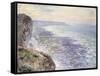 The Sea near Fecamp-Claude Monet-Framed Stretched Canvas