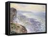 The Sea near Fecamp-Claude Monet-Framed Stretched Canvas