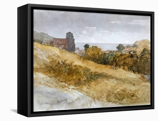 The Sea Near Hastings, 1853-John Gilbert-Framed Stretched Canvas