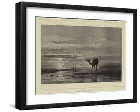 The Sea of Aral at Sunset-null-Framed Giclee Print