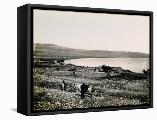 The Sea of Galilee, 1850s-Mendel John Diness-Framed Stretched Canvas